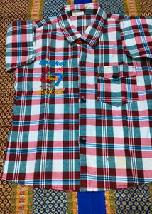 Boys Plaid Button-Down Shirt with trouser