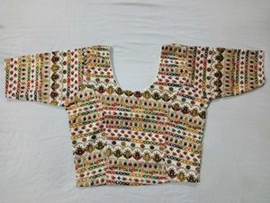 Vintage Patterned Blouse