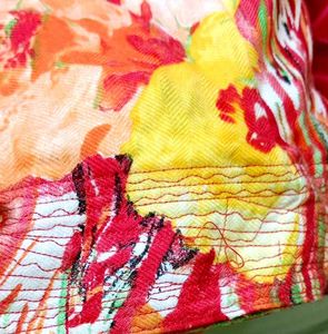 Red Embroidered salwar suit with duptta