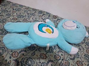 Bedtime Bear Plush Jumbo Pillow Blue Moon Star