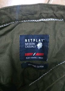 Men's Casual Olive Shirt