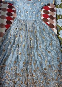 New Heavy Gown And Dupatta With Pajama
