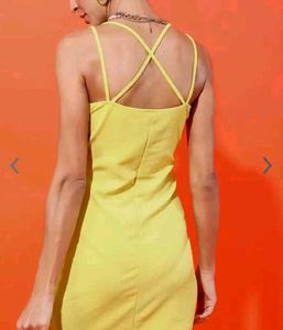 Yellow Bodycon Dress