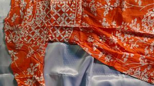 Floral Orange Dress