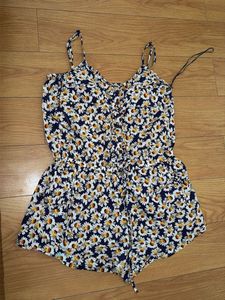 Daisy Print Romper