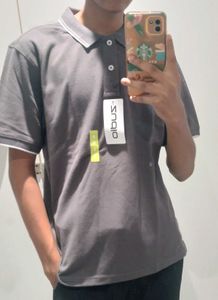 Gray Polo Shirt - Size Medium