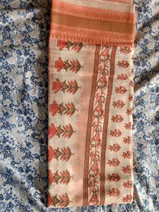 Coral Color Churidar Set