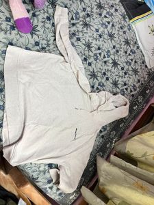 H&amp;M Floral Pullover Hoodie Size L