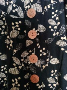 Black Floral Kurti