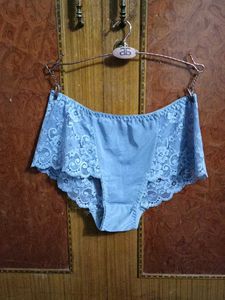 Lace Trim Net Panty