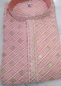 Burgundy Embroidered Kurta Pajama Set