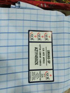 Blue Formal Unstitched Shirt