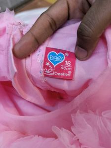 Pink Ruffle Tulle Dress