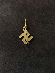 Vintage Good Luck Swastika Pendant