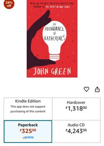 An Abundance Of Katherines by John Green