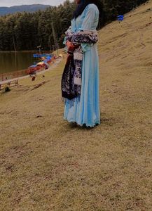 Flowy Light Blue Dress