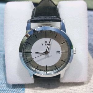Titan Men's Watch - Leather Band