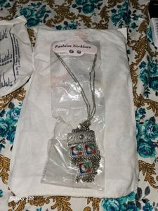 Banjara Style Fashion Necklace And Free Stone Mala