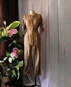 H&M Khaki Jumpsuit