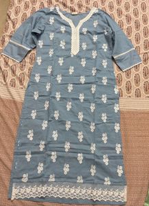 Embroidered Kurta Set With Dupatta