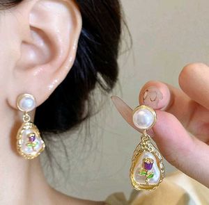 Oil Painting Earrings