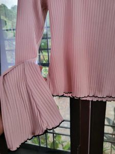 H&amp;M Korean Style Long Sleeve Bow Top/Size-S