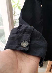H&amp;M Black Long Sleeve Shirt