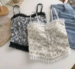 Floral Lace Cami Top (only One White)