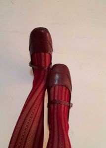 Red Patterned Tights  ✨️ ♥️