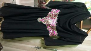 Black Embellished One Piece