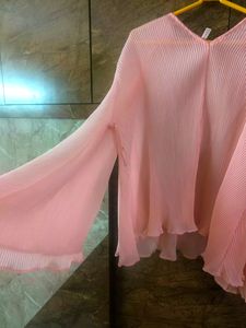 babypink Floral Tops Tunic..