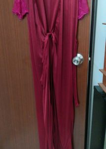 Robe+ Nighty + Bikini (Sheer Soft Silky)