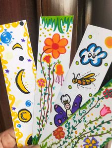 Hand drawn Nature Bookmarks 🌸☘️