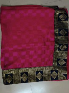 Elegant Pink Saree