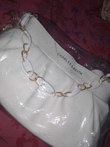Charles &amp; Keith Beautiful White Bag
