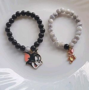 Tom & Jerry Beaded Bracelets