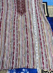 Striped Nighty with Matching Fabric