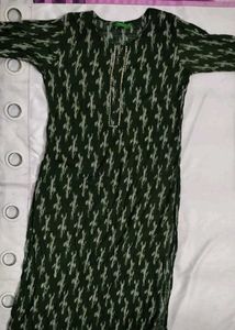 Elegant Green Printed Kurta
