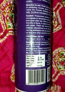 Sanfe Instant Dead Skin Removal Exfoliating mousse