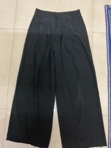 Black Wide Leg Trouser Formal Pants