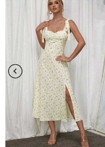 Brand New (Urbanic) Yellow A-line Floral SunDress
