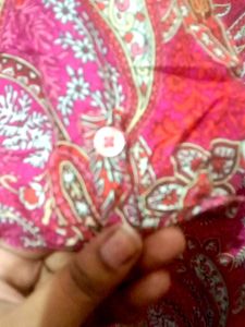 Pure Cotton Pink Kurta Beautiful Design...