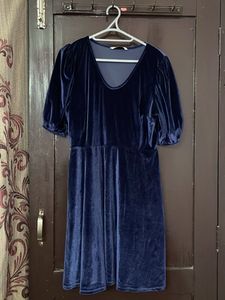 V Neck Mini Dress