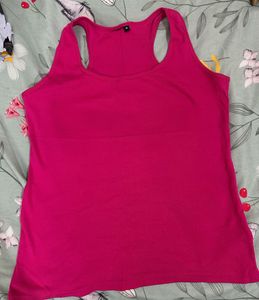 Pink Racerback Tank Top