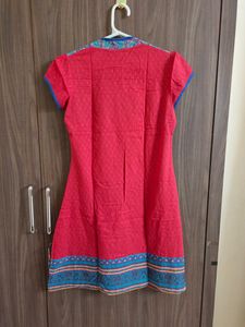 Red Cotton Kurta