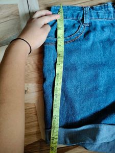 Classic High-Waisted Denim Shorts