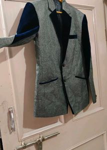 Green + Gray Blazer