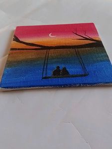 3mini Canvas Painting (HAND-PAINTED)