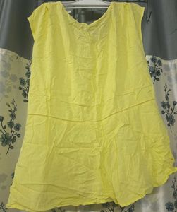 Lemon Yellow Aline Top