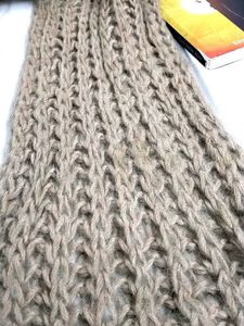Pure Wool Cozy Knit Scarf